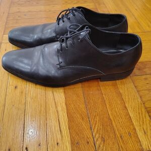 Gordon Rush Black Leather Oxfords